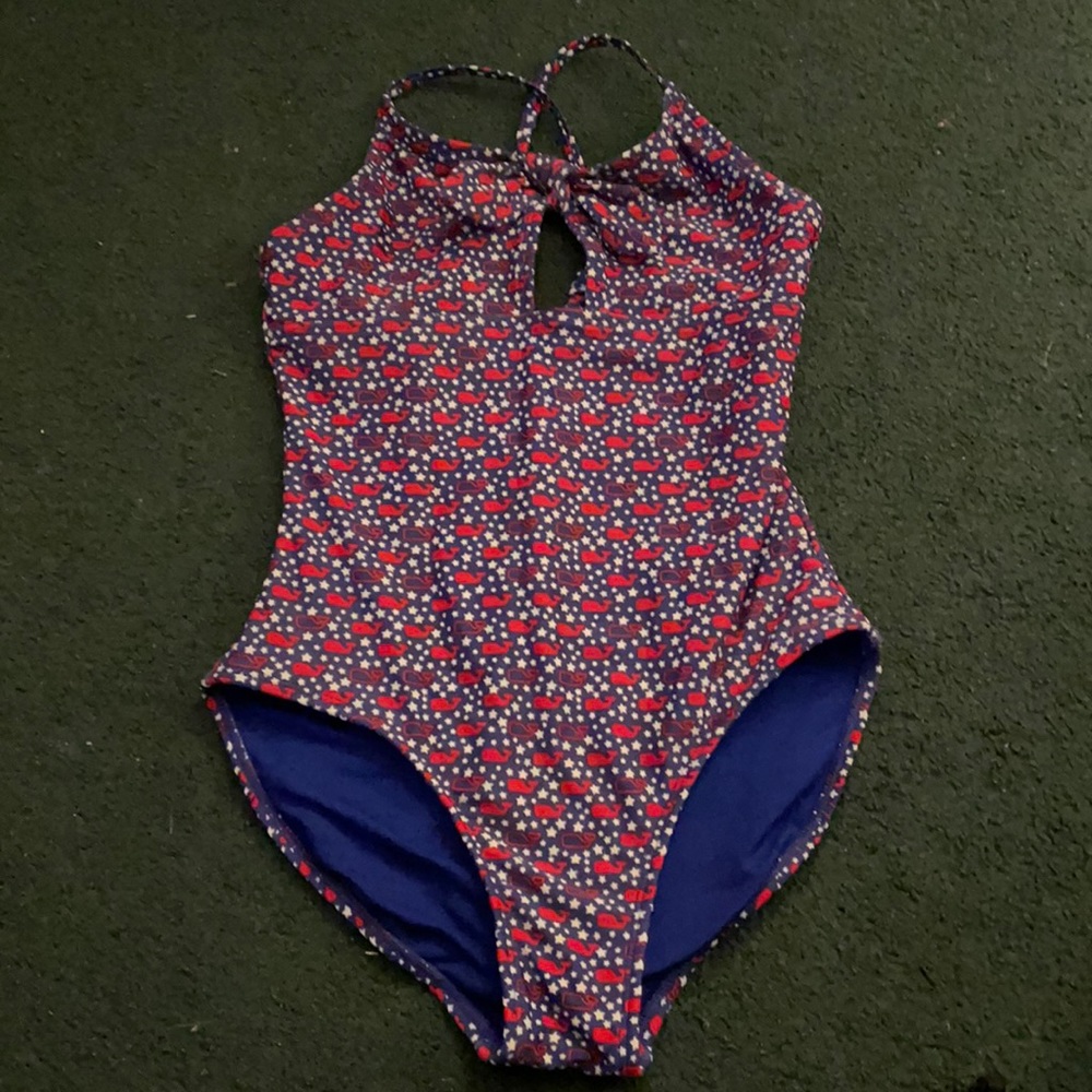 Vineyard Vine for Target Americana one piece swim
